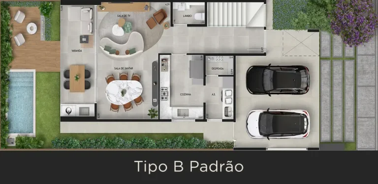 Casa Arborais Altavista Planta B Padrão